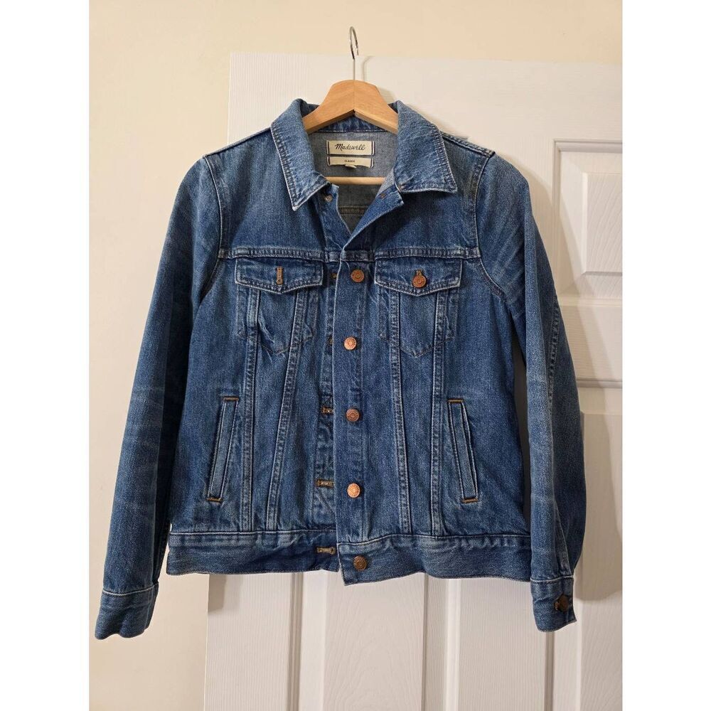 Madewell The Jean Jacket in Pinter Wash M $118